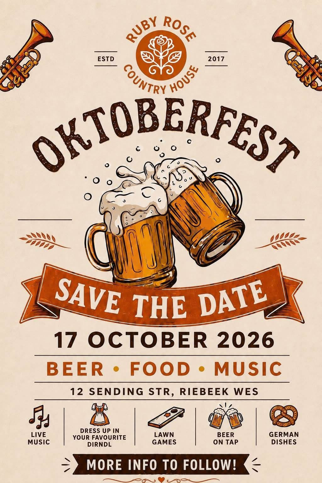 Oktoberfest at Ruby Rose Country House