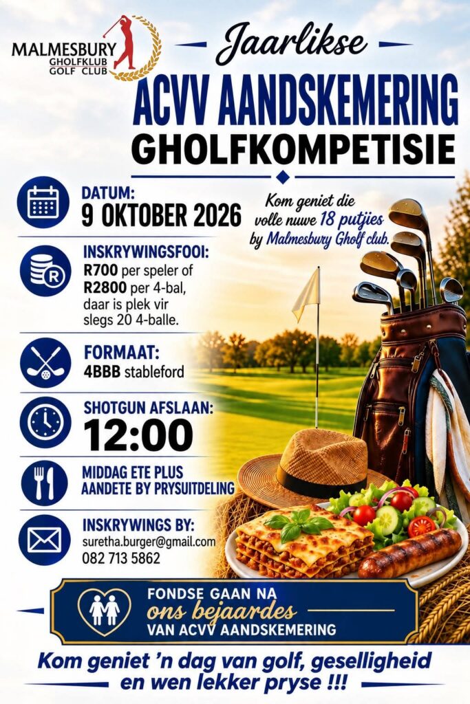 Jaarlikse ACVV Aandskemering Gholfkompetisie
